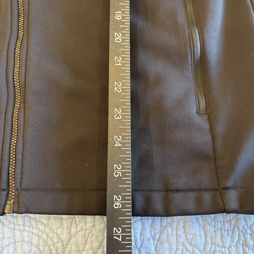 The North Face Mens Medium Windwall Full Zip Fleece Black Jacket